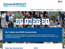 Tablet Screenshot of dnhk-sommerfest.de